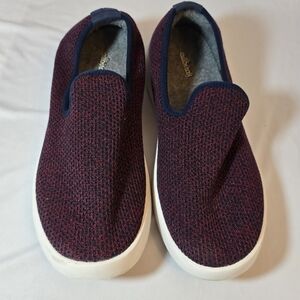 Allbirds Women's Wool Tree Loungers Everyday Slip On Sneakers Maroon, sz 10